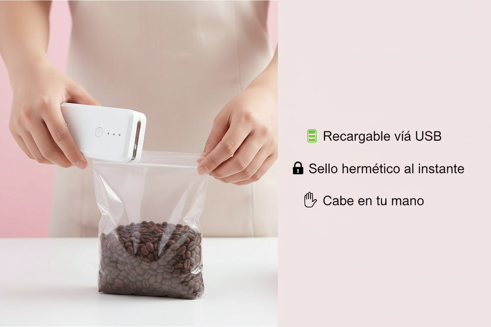 Mini Selladora Portátil de Bolsas - Chammpy