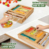 Organizador de Cocina de Bambú para Envolturas - Chammpy