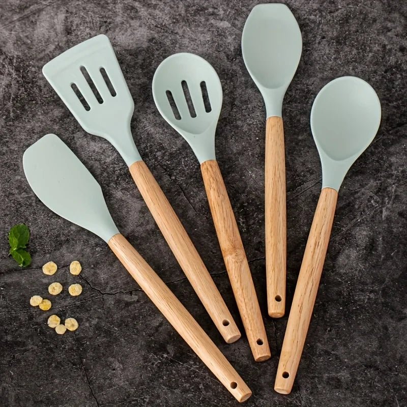 Set de Utensilios de Cocina de Silicona - Chammpy